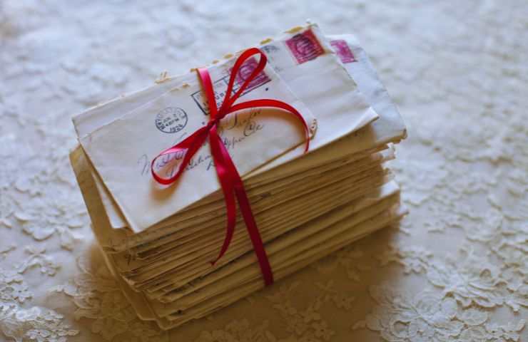 gruppo di lettere d'amore