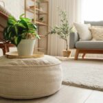pouf in salotto