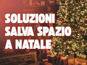 scritta soluzioni salva spazio a natale
