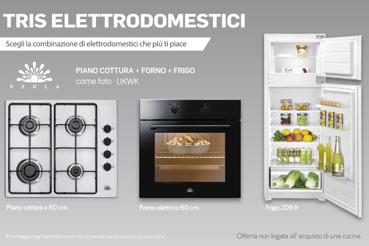 fuochi, forno e frigo