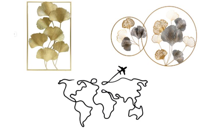 decorazioni metalliche per pareti Leroy Merlin