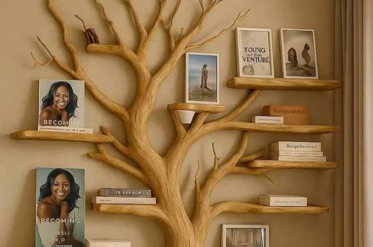 libreria sembra albero